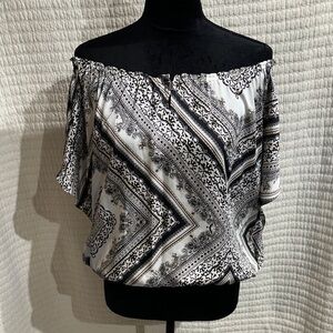 WHBM Off The Shoulder Blouse